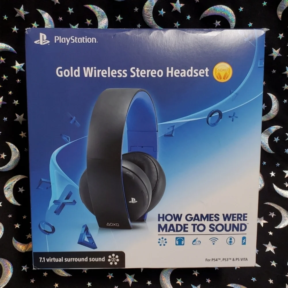 PlayStation | Gold Wireless Stereo Headset